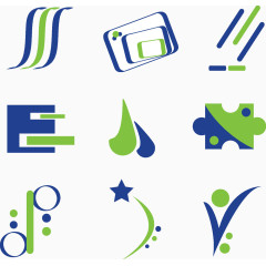 扁平化标志设计素材