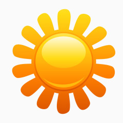 卡通夏日元素太阳