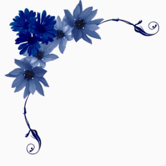 鲜花边框元素免扣