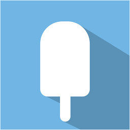 社会媒体自由平的影子原始彩色图标风格