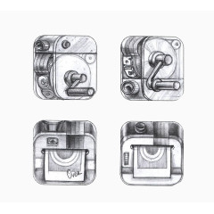 手绘精美UI图标