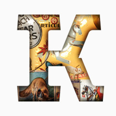 英文图案装饰字母