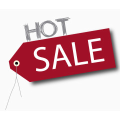 HOTSALE英文促销标签