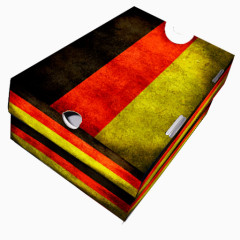 PNG素材 鞋子 包装 鞋盒 国旗