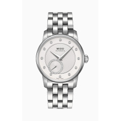 美度腕表银色手表镶钻女表