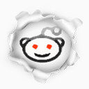 reddit页次?降到?Icons社会Peel第二版