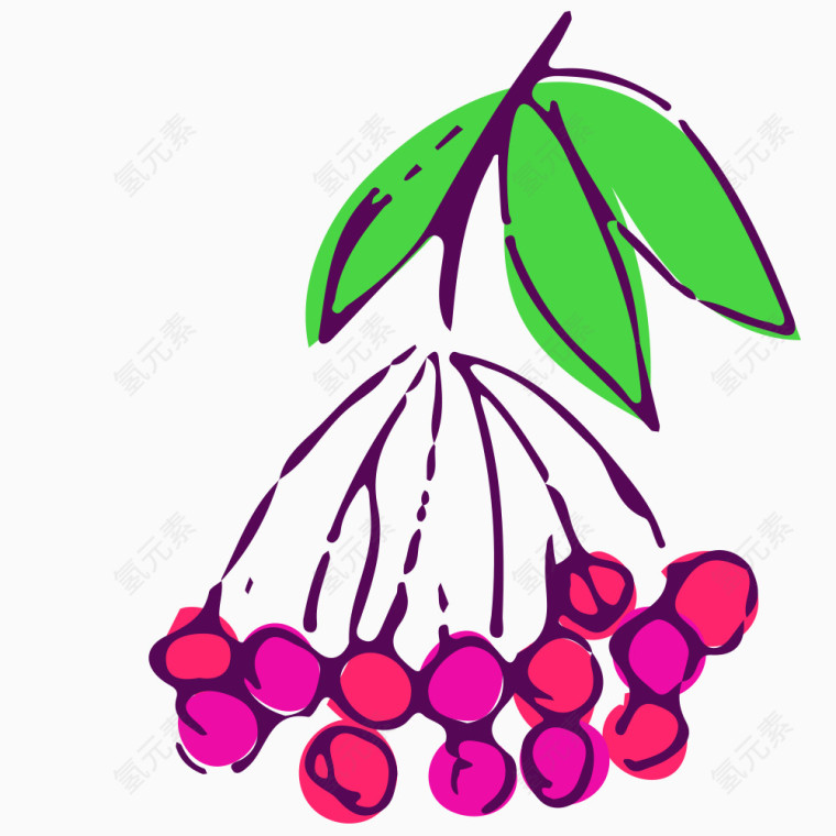 卡通花卉植物素材