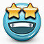 表情符号的梦想星星图标