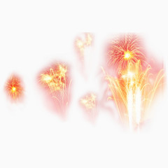 烟花升空效果透明图