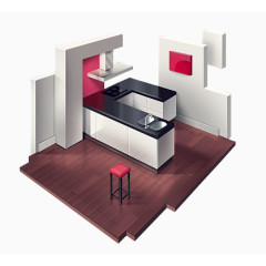 室内设计厨房效果