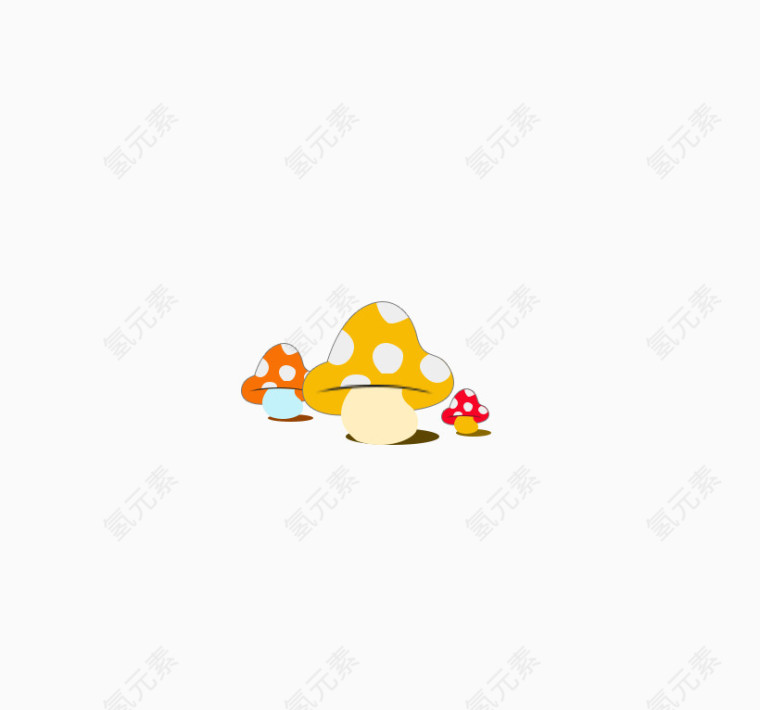 手绘蘑菇
