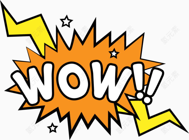 WOW惊讶爆炸装饰