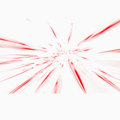 红色放射状科技光效