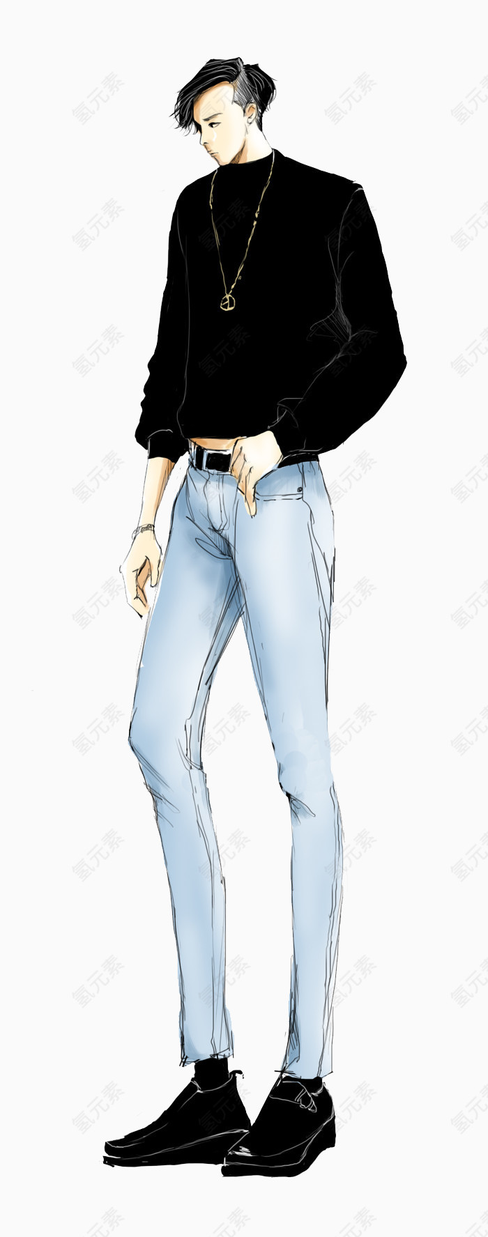 朋克风男孩