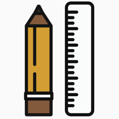 卡通精美图标铅笔