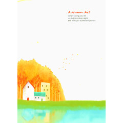 秋天黄河小木枫叶素材图片