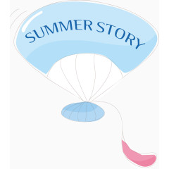 盛夏故事卡通扇子