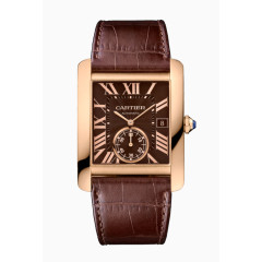 卡地亚男士手表腕表金咖色手表