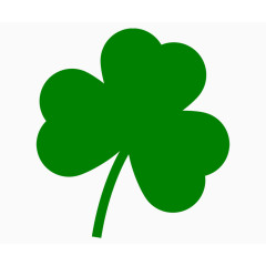 手绘植物三叶草苜蓿红花草