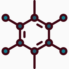 科学研究学习系列全套彩色图标基因