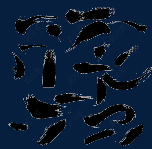 毛笔字笔刷