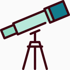 科学研究学习系列全套彩色图标