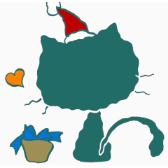 圣诞南瓜是两个图