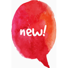 多彩彩色对话框素材