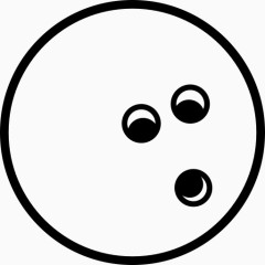 球保龄球运动行程球图标