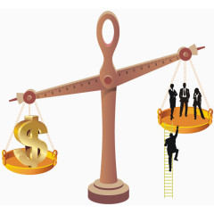 金钱与人才的天平