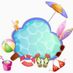 沙滩  海边 太阳伞 