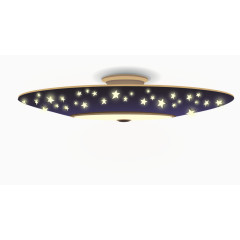 灯，蓝色，星星