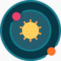 科学研究学习系列全套彩色图标
