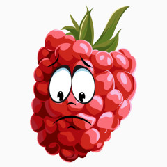 卡通水果桑椹