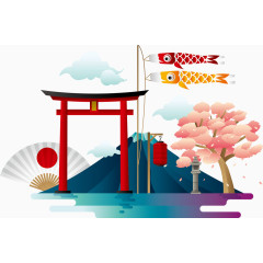 矢量图日本风