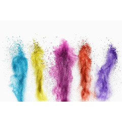 彩色喷墨背景图片素材