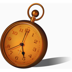 复古时钟透明背景