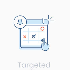 蓝色 图标 日历