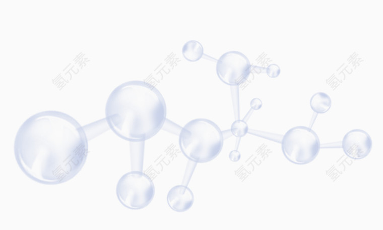 透明分子链免抠素材
