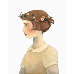 清晰可爱文艺女生