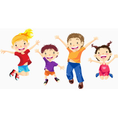 快乐儿童插画