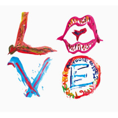 创意love设计字体