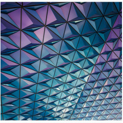 蓝紫色几何立体纹理