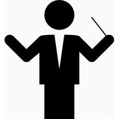 音乐指挥家素材剪影