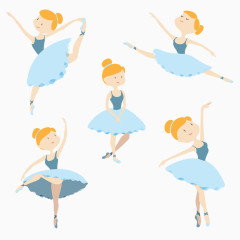 芭蕾舞者小女孩