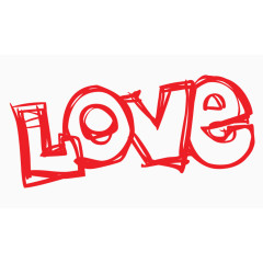 love手绘字