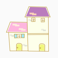 卡通房子