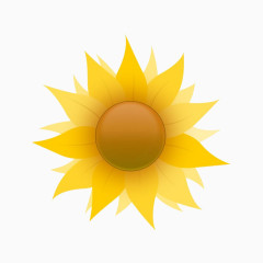 免扣向日葵卡通素材