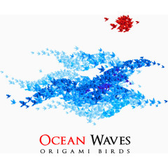 矢量千纸鹤创意