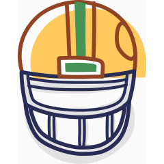 卡通体育器材冰球帽